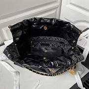 Chanel 22 Tote Handbag Gold Hardware Black Size 30 × 45 × 8 cm - 5