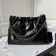 Chanel 22 Tote Handbag Gold Hardware Black Size 30 × 45 × 8 cm - 4