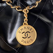 Chanel 22 Tote Handbag Gold Hardware Black Size 30 × 45 × 8 cm - 2