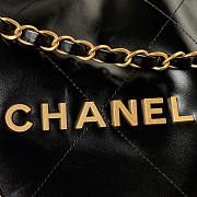 Chanel 22 Tote Handbag Gold Hardware Black Size 30 × 45 × 8 cm - 3