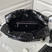 Chanel 22 Tote Handbag Silver Hardware Black Size 30 × 45 × 8 cm - 5