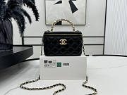 Chanel Small Vanity Black Chain Bag Size 9 x 17 x 8 cm - 1