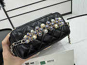 Chanel Small Vanity Black Chain Bag Size 9 x 17 x 8 cm - 2