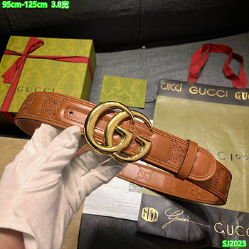 Gucci Brown Belt 3.8 cm