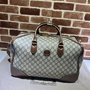 Gucci Travel Bag GG Brown Size 42 x 26 x 24 cm - 1