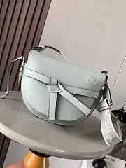 Loewe Gate Dual Crossbody Bag Light Blue Size 25 x 19 x 11.5 cm - 1