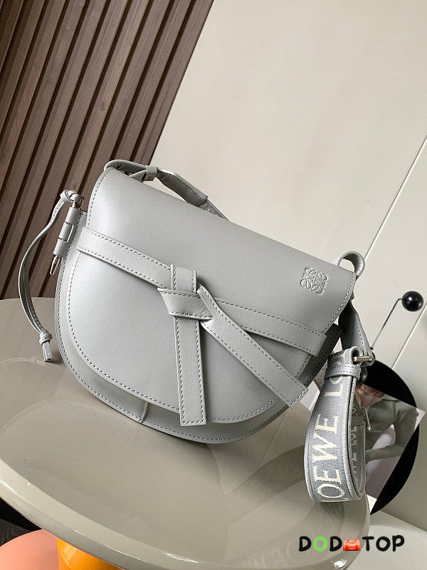 Loewe Gate Dual Crossbody Bag Grey Size 25 x 19 x 11.5 cm - 1