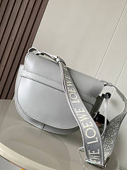 Loewe Gate Dual Crossbody Bag Grey Size 25 x 19 x 11.5 cm - 5