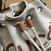 Gucci 777166 Mini Shoulder Bag With Gucci Print Beige Size 16 x 21 x 11 cm - 6