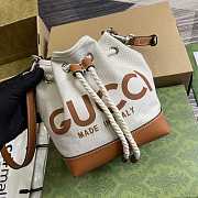 Gucci 777166 Mini Shoulder Bag With Gucci Print Beige Size 16 x 21 x 11 cm - 3