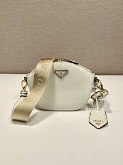Prada Leather Mini Shoulder Bag White Size 18 x 15 x 8 cm - 1