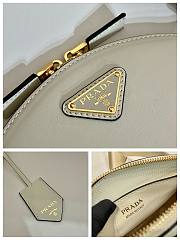 Prada Leather Mini Shoulder Bag White Size 18 x 15 x 8 cm - 2