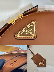 Prada Leather Mini Shoulder Bag Brown Size 18 x 15 x 8 cm - 6