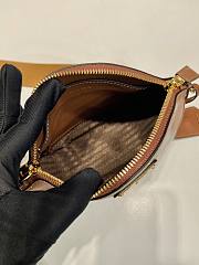 Prada Leather Mini Shoulder Bag Brown Size 18 x 15 x 8 cm - 5