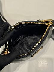 Prada Leather Mini Shoulder Bag Black Size 18 x 15 x 8 cm - 6