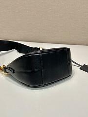 Prada Leather Mini Shoulder Bag Black Size 18 x 15 x 8 cm - 5