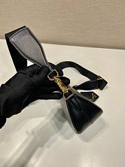 Prada Leather Mini Shoulder Bag Black Size 18 x 15 x 8 cm - 4