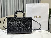 Dior Large Lady D-Sire My ABCDior Bag Black Size 35 x 23 x 15 cm - 3
