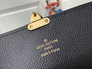 Louis Vuitton Sarah Wallet M82638 Black Size 19 x 11 x 3 cm - 2