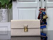 Louis Vuitton Sarah Wallet M 83276 White Size 19 x 11 x 3 cm - 1