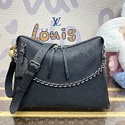 Louis Vuitton Hand It All MM Mahina M24132 Black Size 32 x 29 x 13 cm - 1