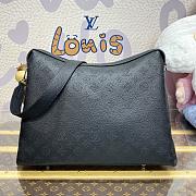 Louis Vuitton Hand It All MM Mahina M24132 Black Size 32 x 29 x 13 cm - 2