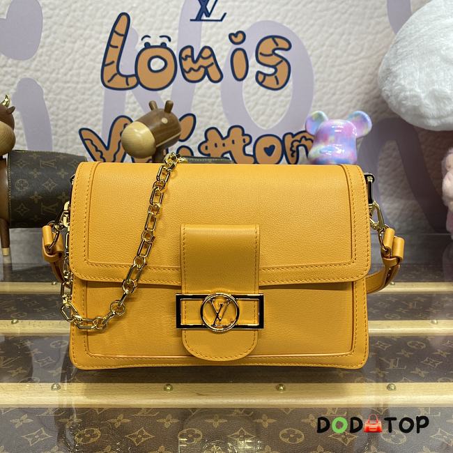 Louis Vuitton Dauphine Soft MM M25048 Orange Size 24 x 17 x 9 cm - 1