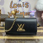 Louis Vuitton Twist West Epi Leather Black Size 23.5 x 12 x 7 cm - 1