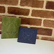 Gucci Jumbo Gg Wallet In Blue Size 11 x 9 cm - 1