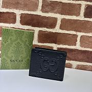 Gucci Jumbo Gg Wallet In Black Size 11 x 9 cm - 5
