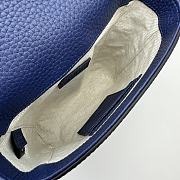 Gucci Jumbo Gg Small Messenger Bag Blue Size 14.5 x 18.5 x 4.5 cm - 6