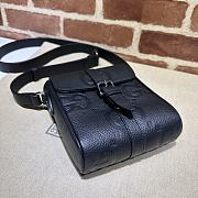 Gucci Jumbo Gg Small Messenger Bag Black Size 14.5 x 18.5 x 4.5 cm  - 2