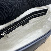 Gucci Jumbo GG Medium Messenger Bag Black Size 31 x 24.5 x 6 cm - 6