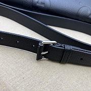Gucci Jumbo GG Medium Messenger Bag Black Size 31 x 24.5 x 6 cm - 4