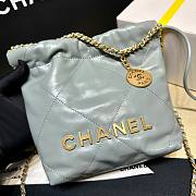 Chanel Mini 22 Bag Green Size 19 x 20 x 6 cm - 5