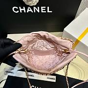Chanel Mini 22 Bag Light Pink Size 19 x 20 x 6 cm - 5