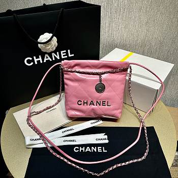 Chanel Mini 22 Bag Pink Size 19 x 20 x 6 cm