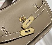 Hermes Jypsiere Crossbody Bag Gold/Silver Hardware Size 23 x 17 x 5 cm - 2