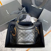 YSL Gaby Bucket Black Bag Size 19 x 17 x 15 cm - 5