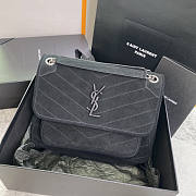 YSL Niki Medium Black Bag Size 28 x 20 x 8 cm - 1