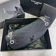 YSL Niki Medium Black Bag Size 28 x 20 x 8 cm - 2