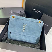 YSL Niki Medium Blue Bag Size 28 x 20 x 8 cm - 1