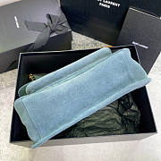 YSL Niki Medium Blue Bag Size 28 x 20 x 8 cm - 2