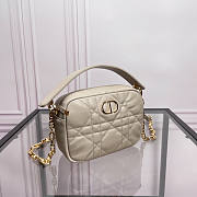 Dior Small Caro Top Handle Camera Bag Beige Size 19 x 13 x 4.5 cm - 6