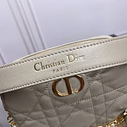 Dior Small Caro Top Handle Camera Bag Beige Size 19 x 13 x 4.5 cm - 5