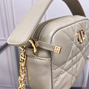 Dior Small Caro Top Handle Camera Bag Beige Size 19 x 13 x 4.5 cm - 3
