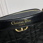 Dior Small Caro Top Handle Camera Bag Black Size 19 x 13 x 4.5 cm - 5