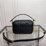 Dior Small Caro Top Handle Camera Bag Black Size 19 x 13 x 4.5 cm - 4