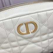 Dior Small Caro Top Handle Camera Bag White Size 19 x 13 x 4.5 cm - 2