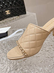 Chanel Beige Sandals 7 cm - 2